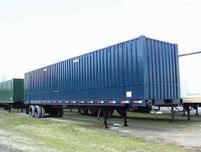Custom Built Extra HD Chip Van Container Trailer