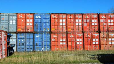 Custom Built Nice Clean Containers Container Trailer