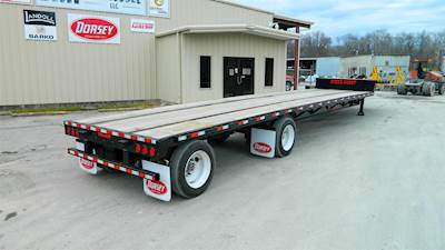 Dorsey DF48 SPREAD AXLE Drop Deck Trailer