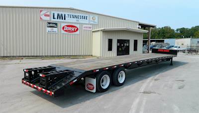 Dorsey DF53 BTR CLOSED AXLE Drop Deck Trailer