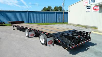 Dorsey DF53 BTR 53x102 Drop Deck Trailer - Beavertail, Ramps, Spread Axle, Air Ride
