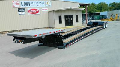JET 53x102 Tandem Axle Steel Equipment Transport Trailer - Air Ride, Fixed Axle