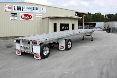 Dorsey 48x102 Flatbed Trailer - Extruded Aluminum Side Rail, J Track Both Sides, Coil Package