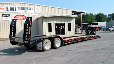 Pitts LB35-22DC Lowboy Trailer