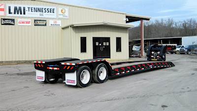 Pitts LB35-22DC Lowboy Trailer