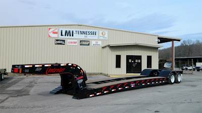 Pitts LB35-22DC Lowboy Trailer