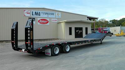 Pitts LB35-33CS-SPR RAMP Lowboy Trailer