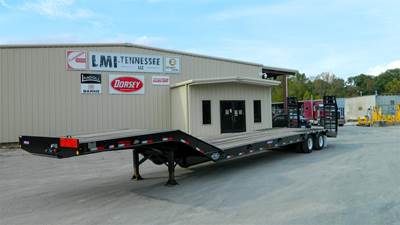 Pitts LB35-33CSSPR RAMPS Lowboy Trailer
