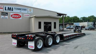 Pitts LB51-22DC 51 Ton Tri-Axle Detach Lowboy Trailer