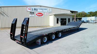 Pitts LB51-33CS Lowboy Trailer