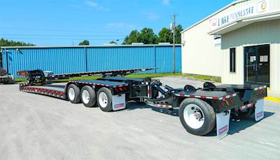 Pitts SPREADER Lowboy Trailer