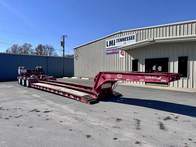 Talbert 55SA Tri Axle Steel Lowboy Trailer - Air Ride