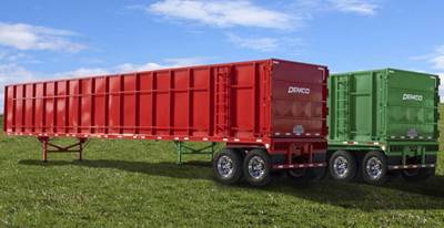 Demco 53x102 Steel Open Top Trailer - Spring