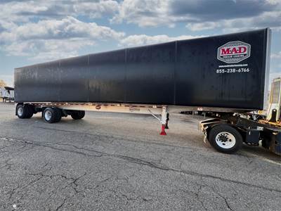MAC Trailer 48x102 Tandem Axle Aluminum Curtain Side Trailer - Air Ride, Spread Axle