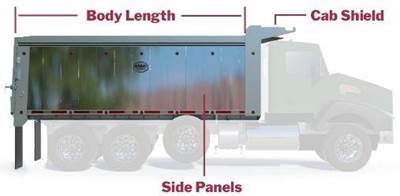 2026 MAC Trailer MVP Dump Truck Body