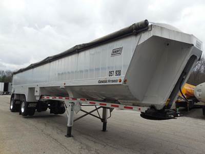 East 40 ft End Dump Trailer - Tandem Axle, Aluminum, Air Ride