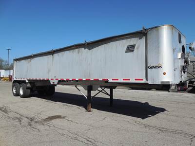 East 40 ft End Dump Trailer - Tandem Axle, Aluminum, Air Ride