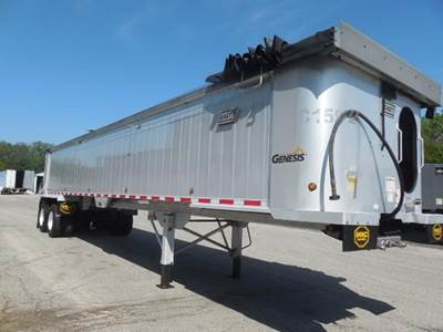 East 39 ft End Dump Trailer - Tandem Axle, Aluminum, Air Ride