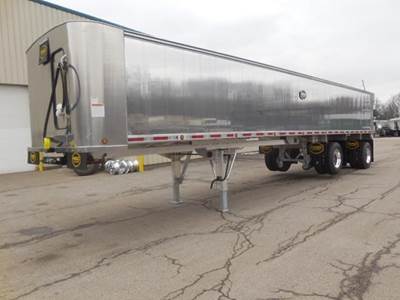 MAC 39 ft Frameless End Dump Trailer - Tandem Axle, Aluminum, Air Ride