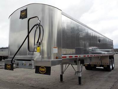 MAC 36 ft End Dump Trailer - Tandem Axle, Aluminum, Air Ride