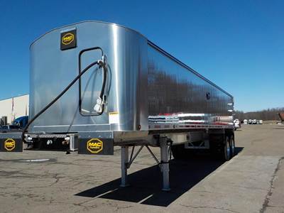 MAC 34 ft End Dump Trailer - Tandem Axle, Aluminum, Air Ride