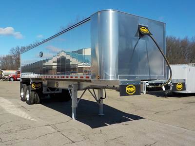 MAC 30 ft End Dump Trailer - Tandem Axle, Aluminum, Air Ride