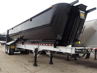 MAC 36 ft End Dump Trailer - Tandem Axle, Steel, Air Ride