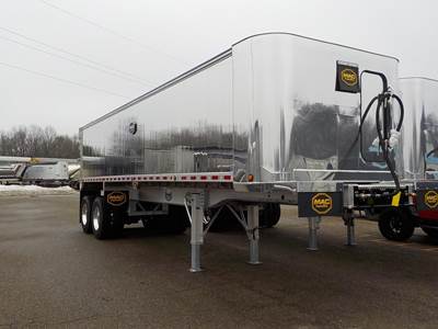 MAC 30 ft End Dump Trailer - Tandem Axle, Aluminum, Air Ride