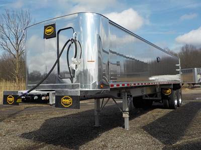 MAC 33 ft End Dump Trailer - Tandem Axle, Aluminum, Air Ride