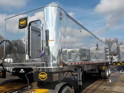 MAC 34 ft End Dump Trailer - Tandem Axle, Aluminum, Air Ride