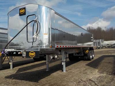 MAC 34 ft End Dump Trailer - Tandem Axle, Aluminum, Air Ride