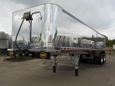 MAC 34 ft End Dump Trailer - Tandem Axle, Aluminum, Air Ride