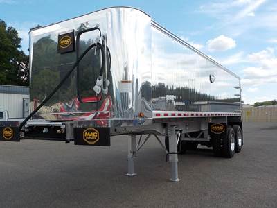 MAC 28 ft End Dump Trailer - Tandem Axle, Aluminum, Air Ride