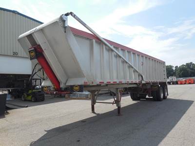 MAC 36 ft End Dump Trailer - Tandem Axle, Aluminum, Air Ride