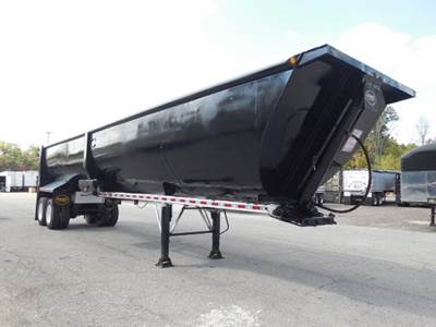 MAC MVP 40 ft Half Round End Dump Trailer - Tandem Axle, Steel, Air Ride
