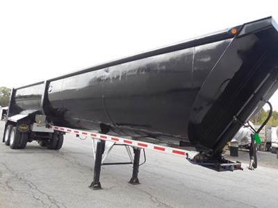 MAC MVP 40 ft Half Round End Dump Trailer - Tandem Axle, Steel, Air Ride