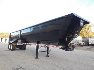 MAC MVP 40 ft Half Round End Dump Trailer - Tandem Axle, Steel, Air Ride
