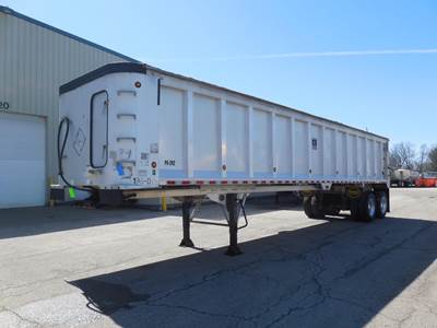 Trail King 39 ft End Dump Trailer - Tandem Axle, Aluminum, Air Ride