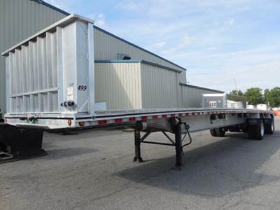 MAC 48x102 Aluminum Flatbed Trailer - Air Ride, Spread Axle