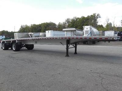MAC 48x102 Aluminum Flatbed Trailer - Air Ride, Spread Axle