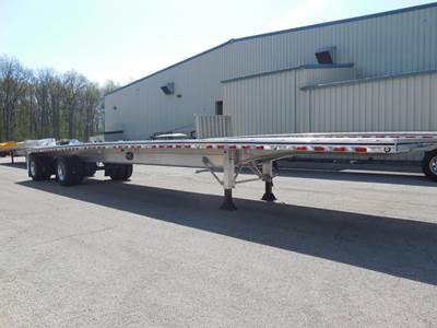 MAC 48x102 Aluminum Flatbed Trailer - Air Ride, Spread Axle