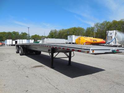 MAC 48x102 Aluminum Flatbed Trailer - Air Ride, Fixed Spread Axle