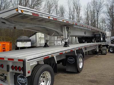 MAC 72K BEAM Flatbed Trailer