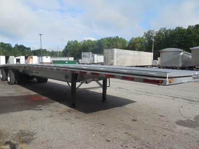 MAC 53x102 Aluminum Flatbed Trailer - Air Ride, Spread Axle