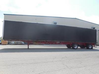 Transcraft 53x102 Combination Flatbed Trailer - Air Ride, Sliding Spread Axle