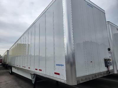 Wabash 53 ft Dry Van Trailer - Swing Door, Air Ride, Sliding Axle