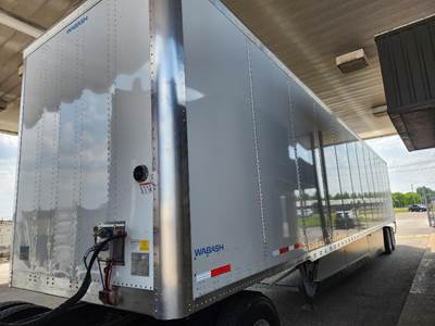 Wabash 53 ft Dry Van Trailer - Swing Door, Air Ride, Sliding Axle