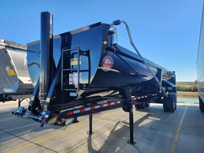 Construction Trailer Specialists (CTS) 34 ft End Dump Trailer - Tandem Axle, Steel, Spring