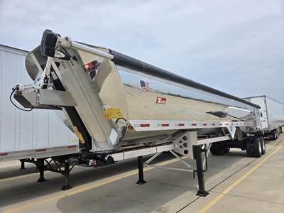 Travis 39 ft Half Round End Dump Trailer - Tandem Axle, Aluminum, Air Ride