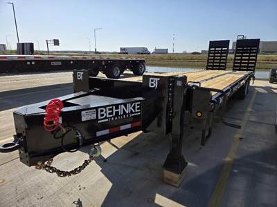 Behnke 25ft Tandem Axle Steel Tag Trailer - Fixed Axle